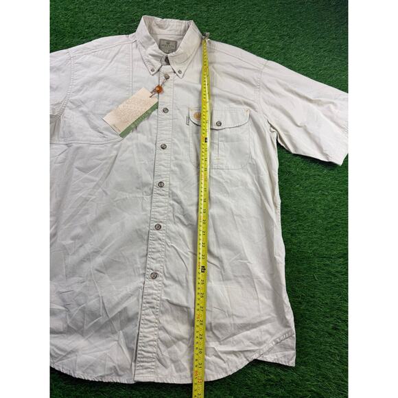 Beretta TM Shooting Shirt Mens L Tan Short Sleeve Mesh Vent Outdoor Hunting Top - Picture 6 of 9